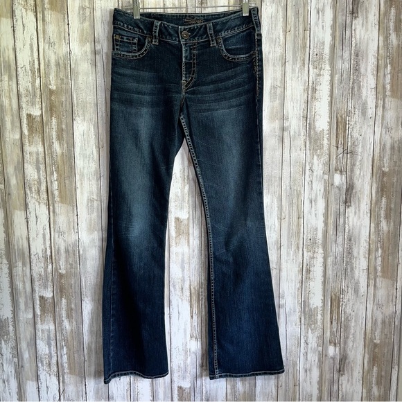 Silver Jeans Denim - Silver Suki Dark Wash Bootcut Denim